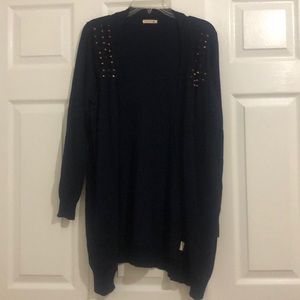 COPY - 4 for $10 Sale! Gold Studded Blue Cardigan